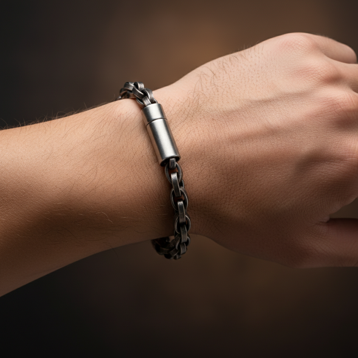 DRAKOR STEEL LINK BRACELET