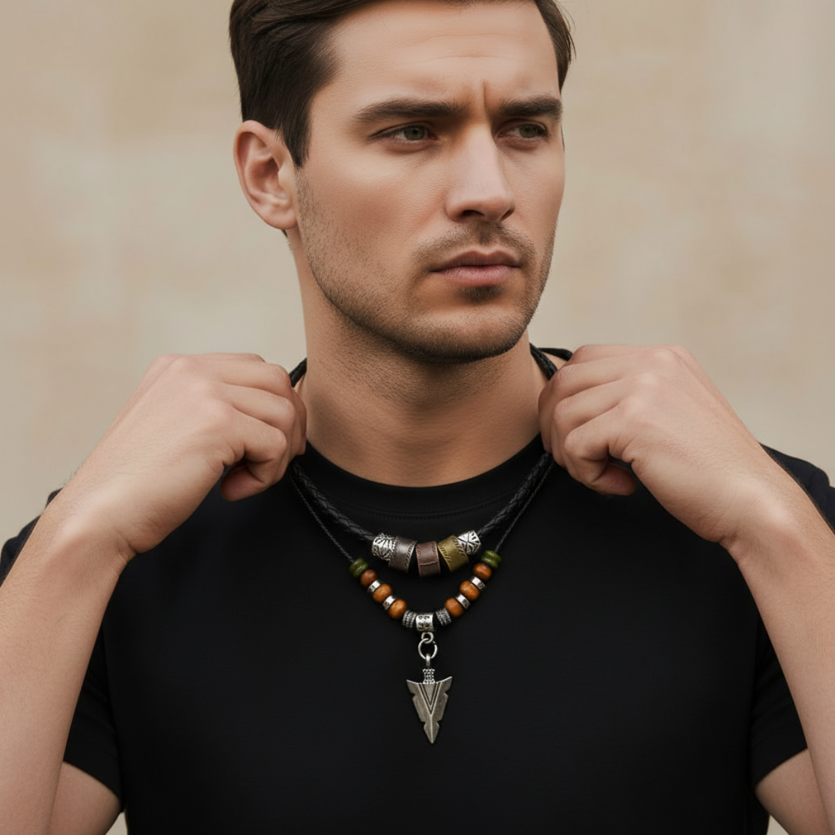 KORVAK TRIBAL TALISMAN NECKLACE