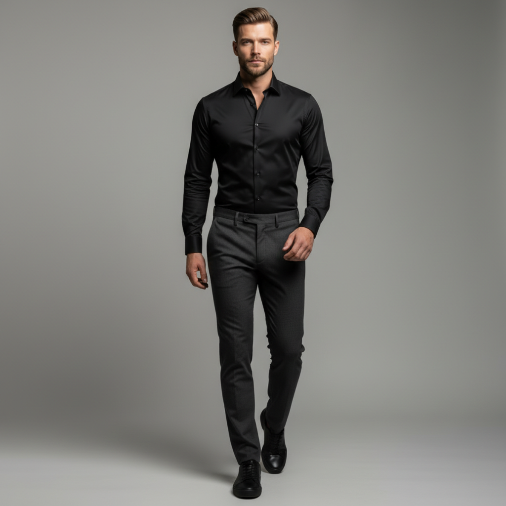 Tailored Shirt – Black