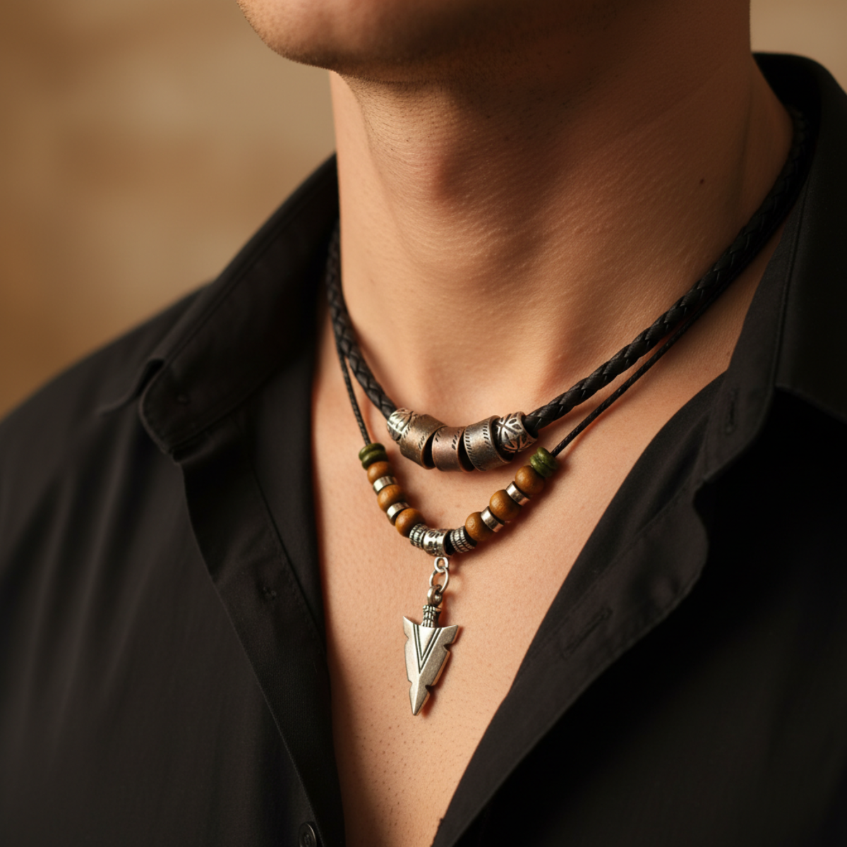 KORVAK TRIBAL TALISMAN NECKLACE