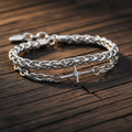 ASTRYX CROSS LINK BRACELET SET
