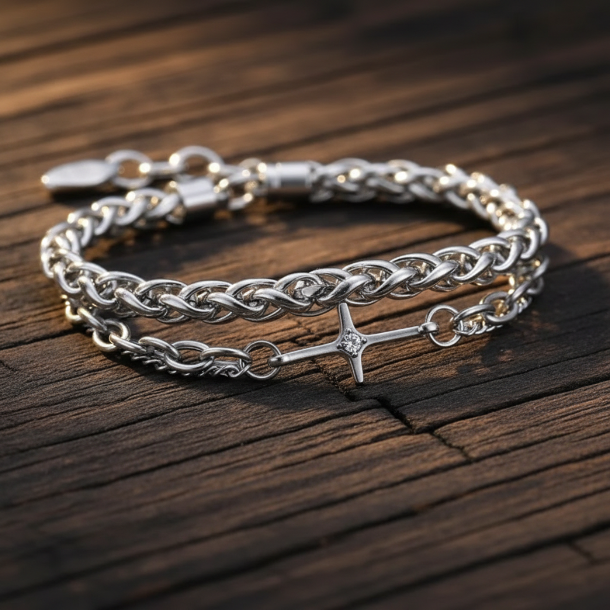 ASTRYX CROSS LINK BRACELET SET