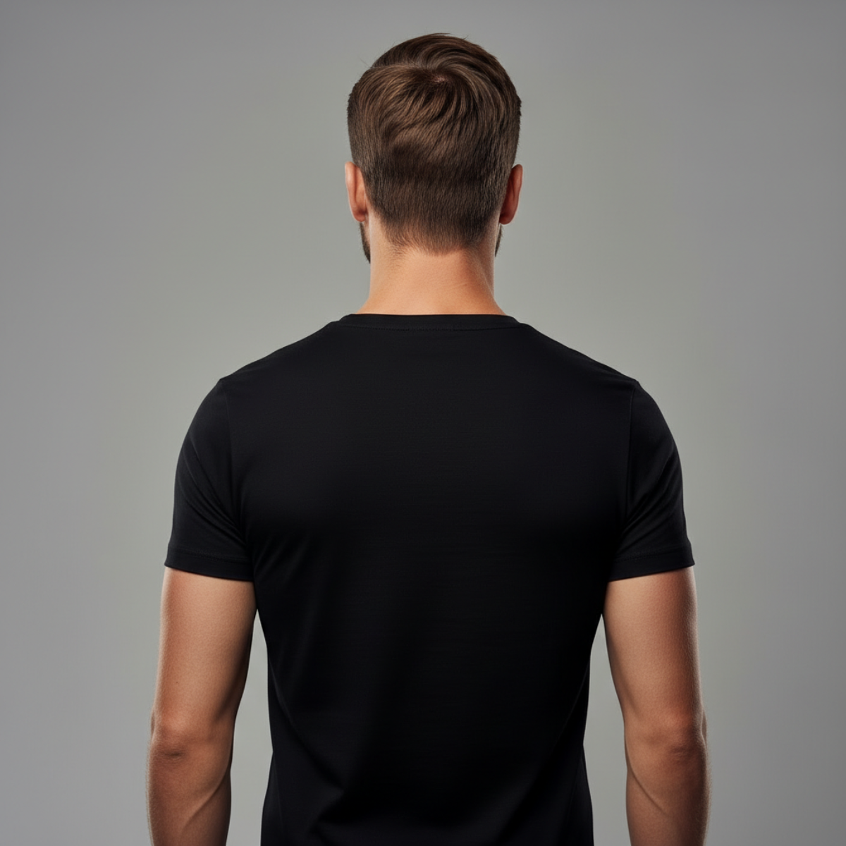 Core V-Neck Tee – Black