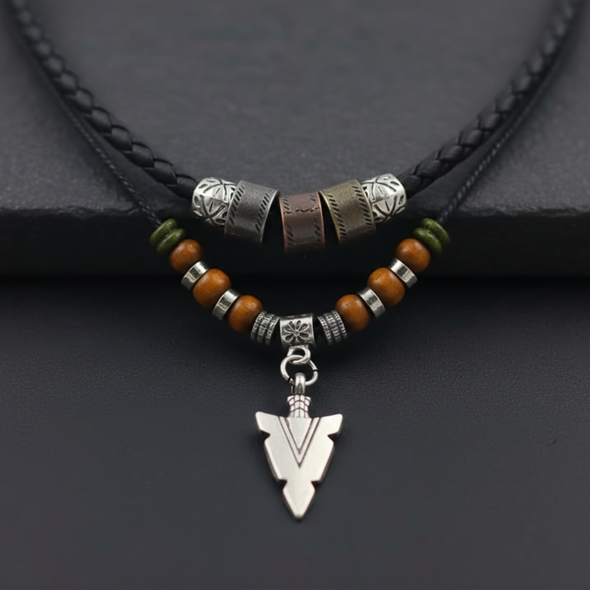 KORVAK TRIBAL TALISMAN NECKLACE