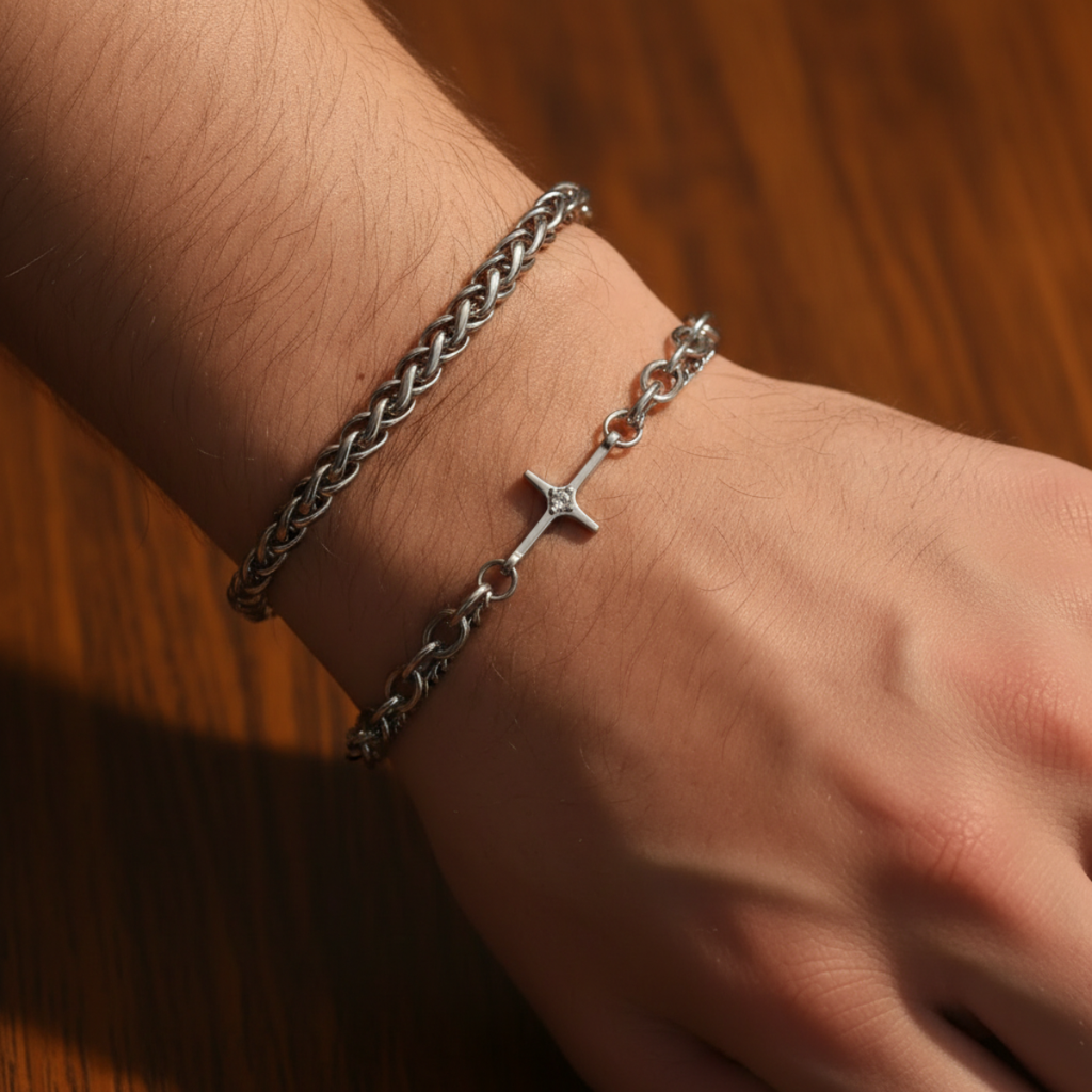 ASTRYX CROSS LINK BRACELET SET